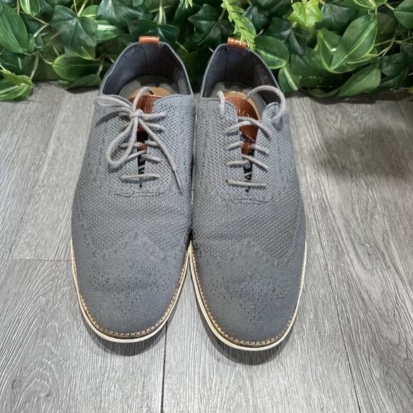 Cole Haan Mens Original Grand Stitchlite Gray Knit Oxford Shoes C27961 Size 13 main image 6